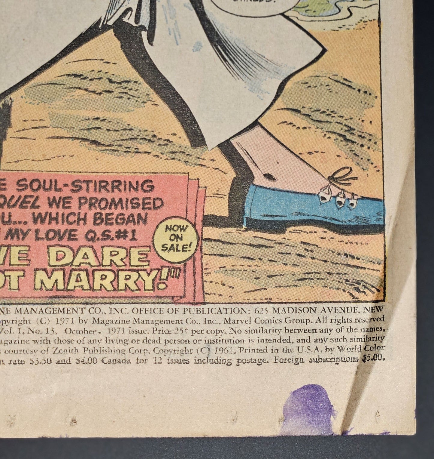 Marvel - Nuestra Historia de Amor nº 13 (1971)