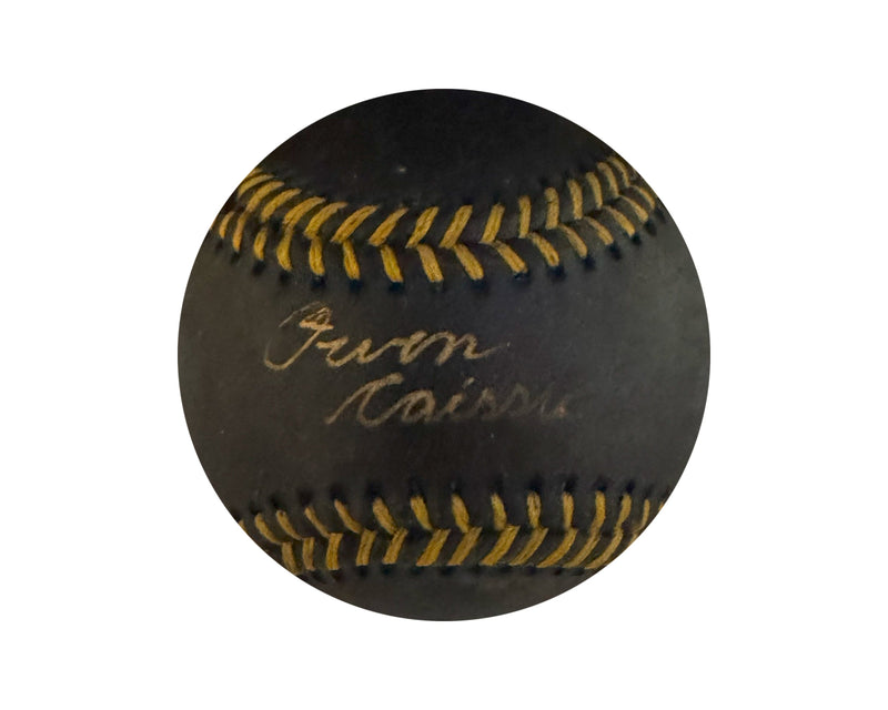 Owen Caissie Autographed Full Signature Black Rawlings Official Major League Baseball-1