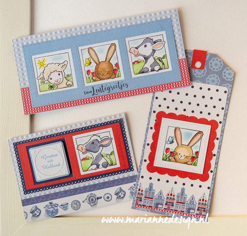 Marianne Design Craftables Die - Mini Slimline - 2 Squares-8