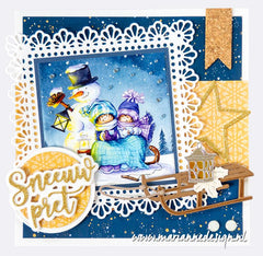 Bloc de papier Marianne Design A4 - Hygge d'hiver-4