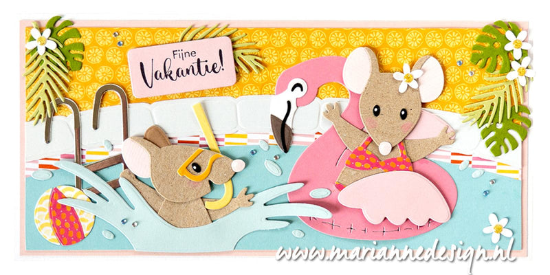Marianne Design Papier cartonné 6x12 - Limonade fraîche-3