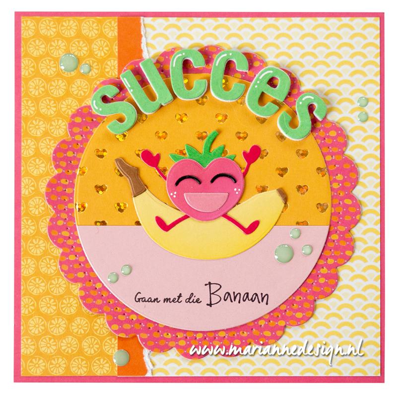 Marianne Design Papier cartonné 6x12 - Limonade fraîche-4