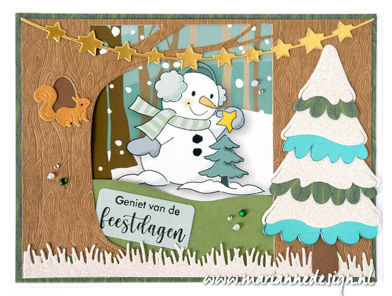 Marianne Design A4 Cutting Sheet - Eline's Christmas Together-2