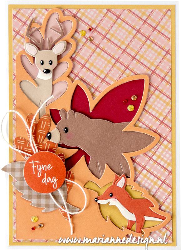 Marianne Design Creatables Die - Layout Autumn Leaves by Marleen-2
