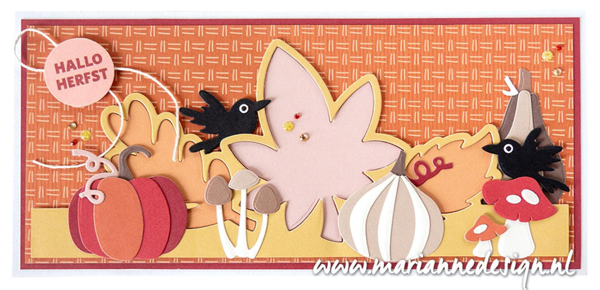 Marianne Design Creatables Die - Layout Autumn Leaves by Marleen-3
