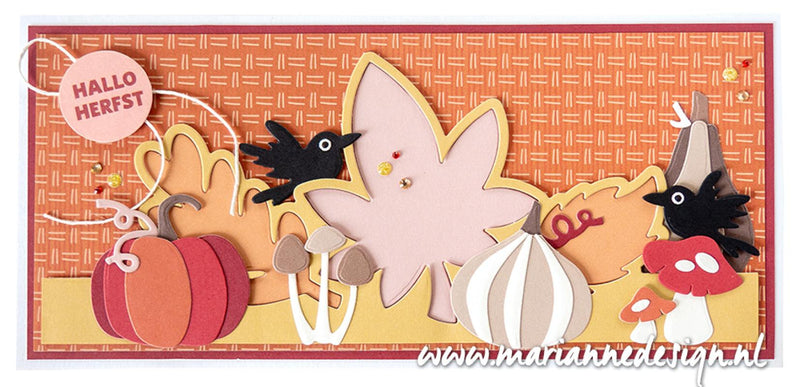 Marianne Design Creatables Die - Layout Autumn Leaves by Marleen-3