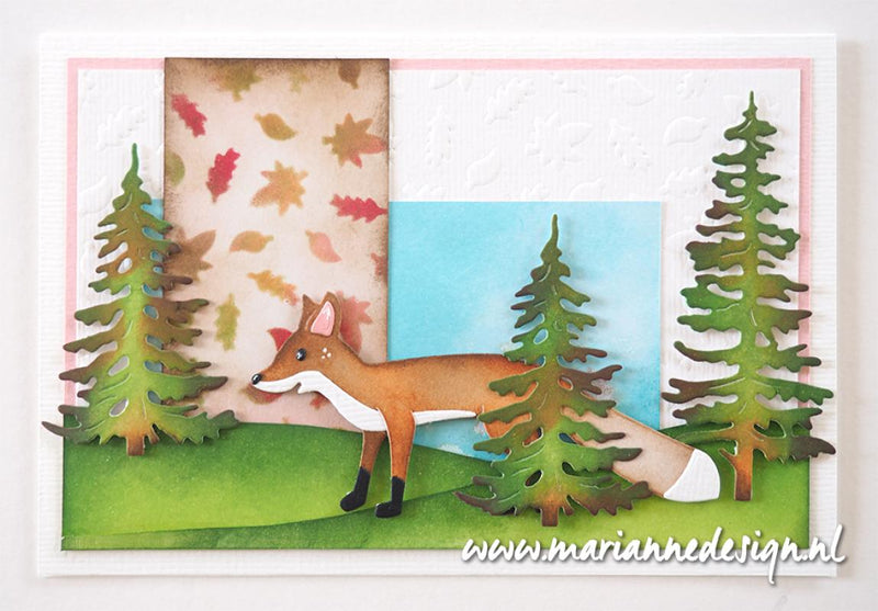 Marianne Design Mask Stencil - Welcome Fall by Marleen-2