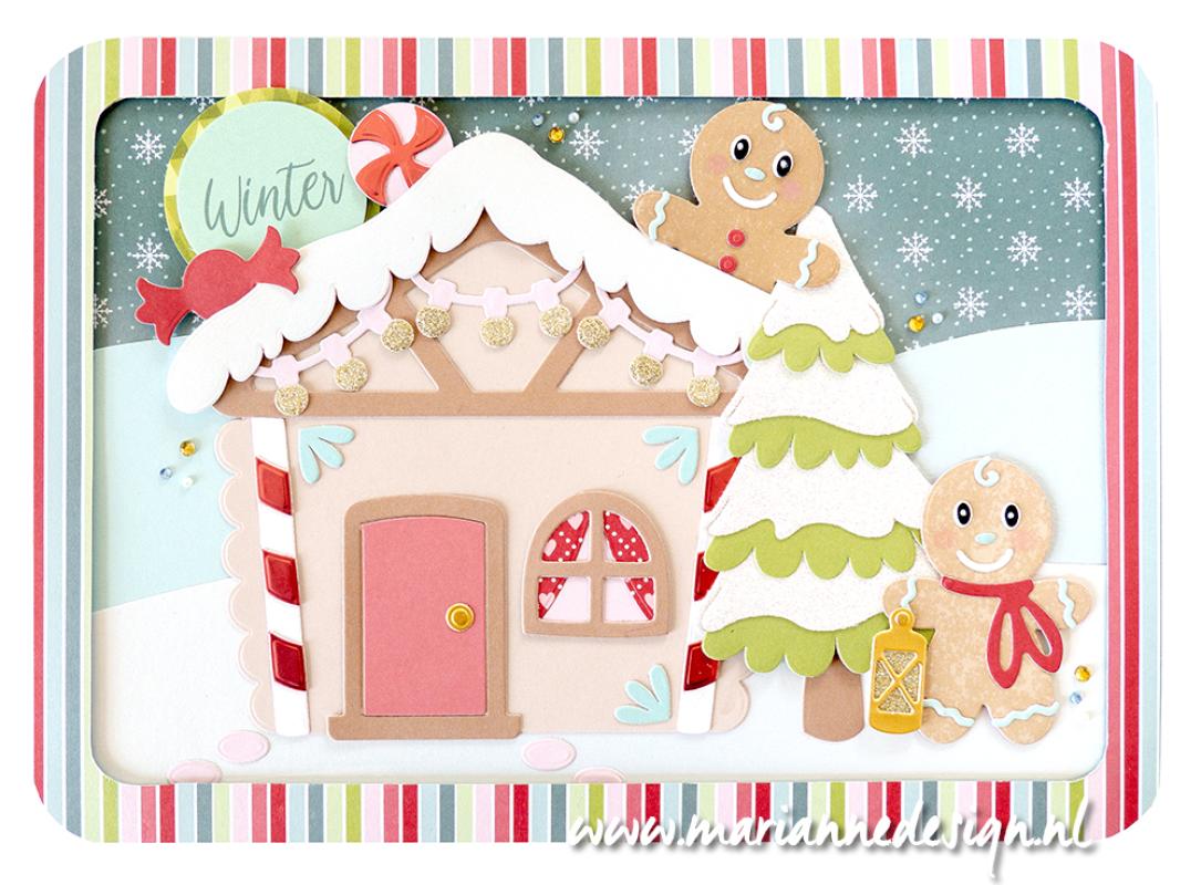 Marianne Design A4 Paper Pad - Christmas Bakery by Marleen-4