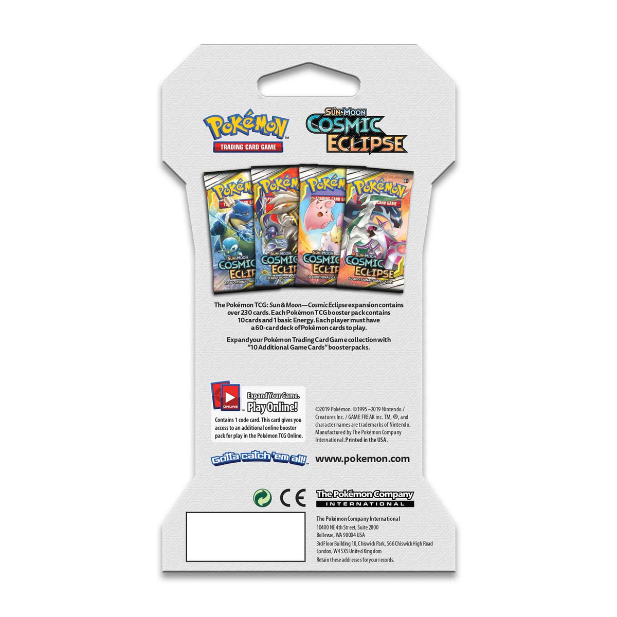 Pokémon TCG - Sun & Moon - Cosmic Eclipse - Sleeved Booster Pack-6