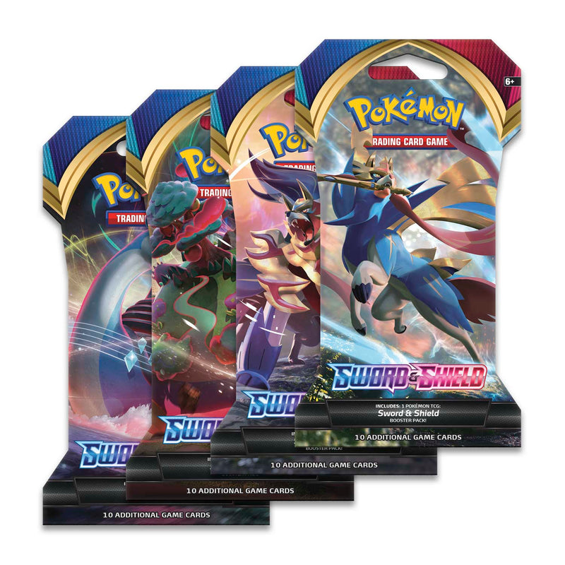 Pokémon TCG - Sword & Shield - Sword & Shield Base - Sleeved Booster Pack-1