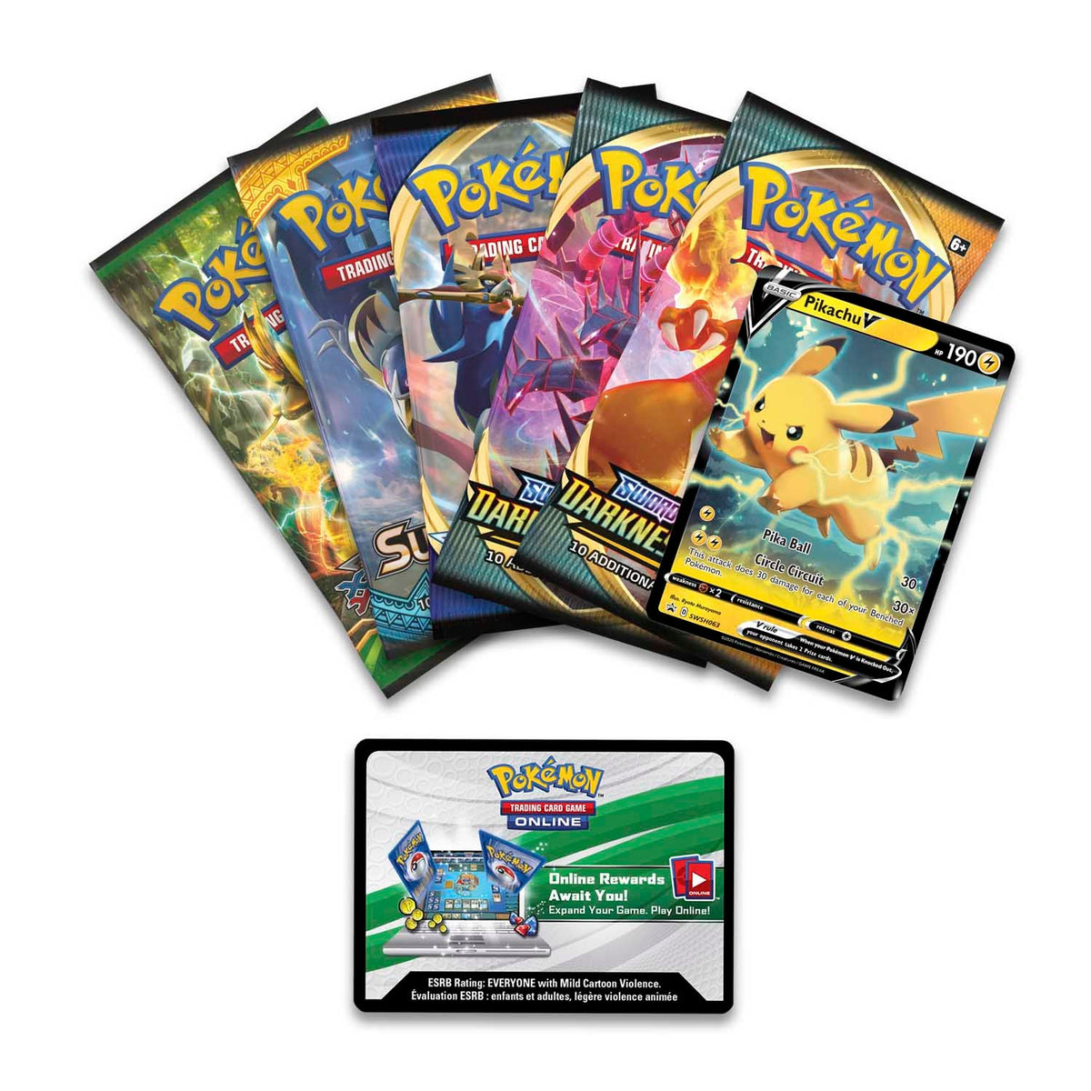 Pokémon TCG - Sword & Shield - V Powers Tin (Pikachu V)-2
