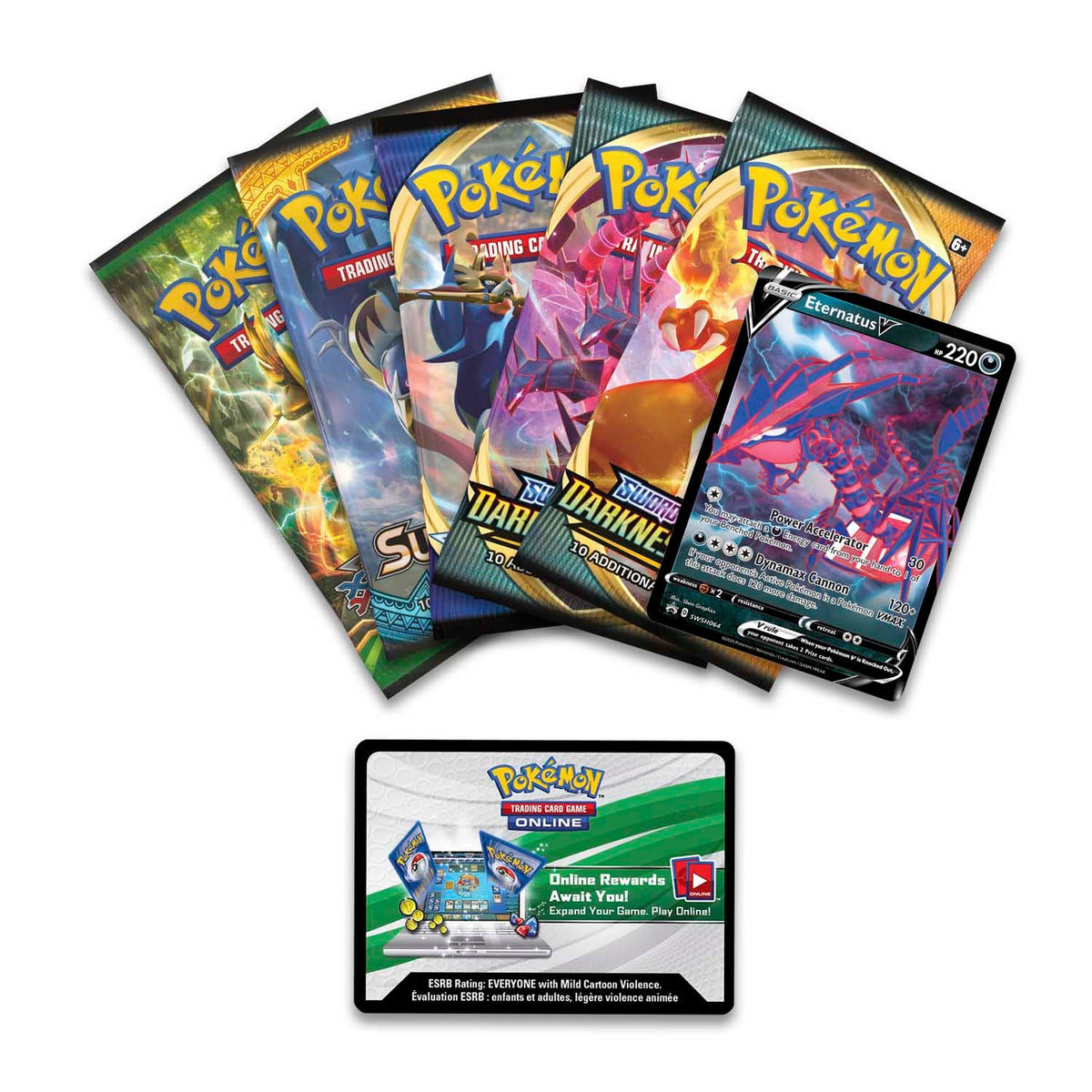 Pokémon TCG - Sword & Shield - V Powers Tin - (Eternatus V)-2