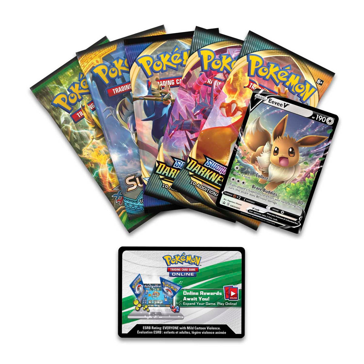 Pokémon TCG - Sword & Shield - V Powers Tin (Eevee V)