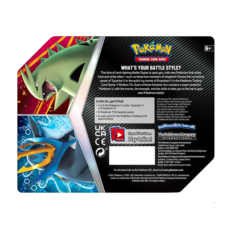 Pokémon TCG - Sword & Shield - V Powers Tin (Empoleon V)-3