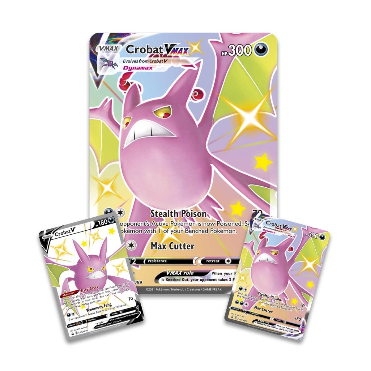Pokémon TCG - Sword & Shield - Shining Fates - Shiny Crobat Vmax Premium Collection Box