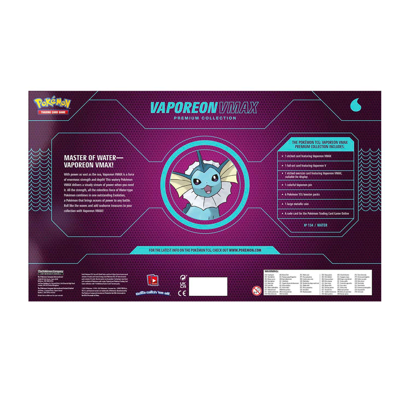 Pokémon TCG - Sword & Shield - Vaporeon Vmax Premium Collection-3