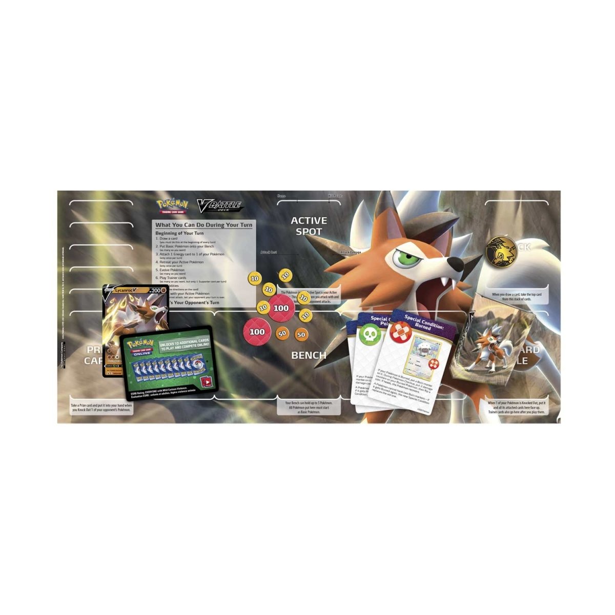 Pokémon TCG - Sword & Shield - V battle Deck (Lycanroc V)-2