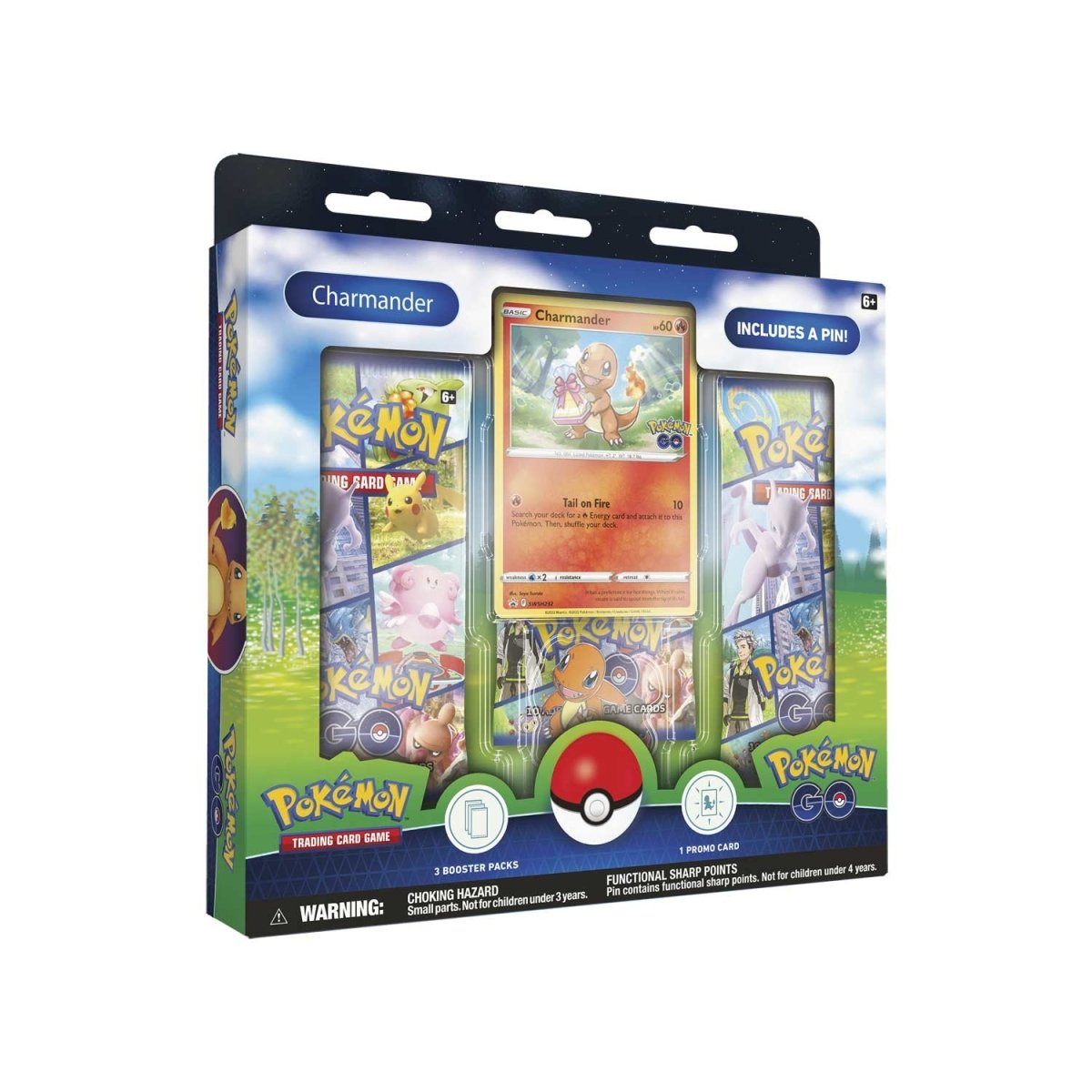 Pokémon TCG - Sword & Shield - Pokemon Go Pin Box (Charmander)