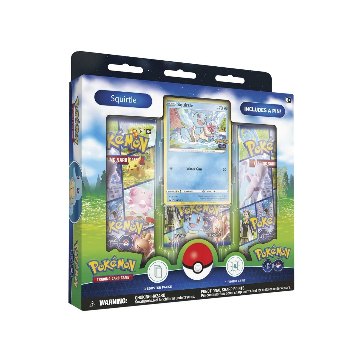 Pokémon TCG - Sword & Shield - Pokemon Go Pin Box (Squirtle)