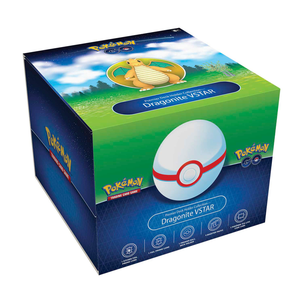 Pokémon TCG - Sword & Shield - Pokemon Go - Premier Deck Holder Collection (Dragonite VSTAR)