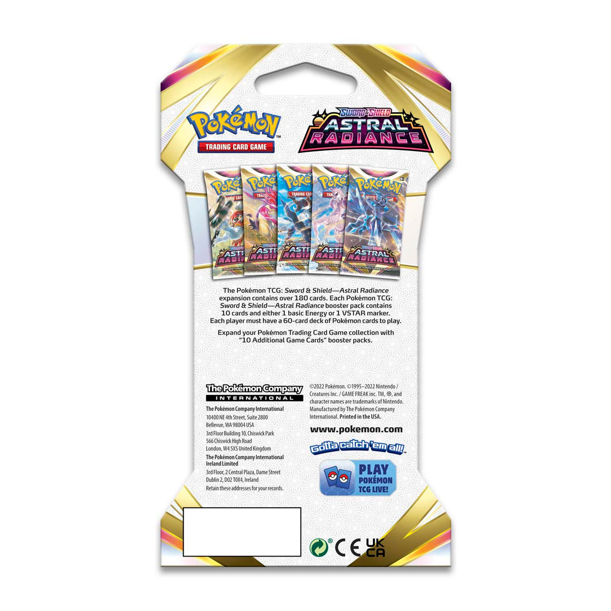 Pokémon TCG - Sword & Shield - Astral Radiance - Sleeved Booster Pack-7
