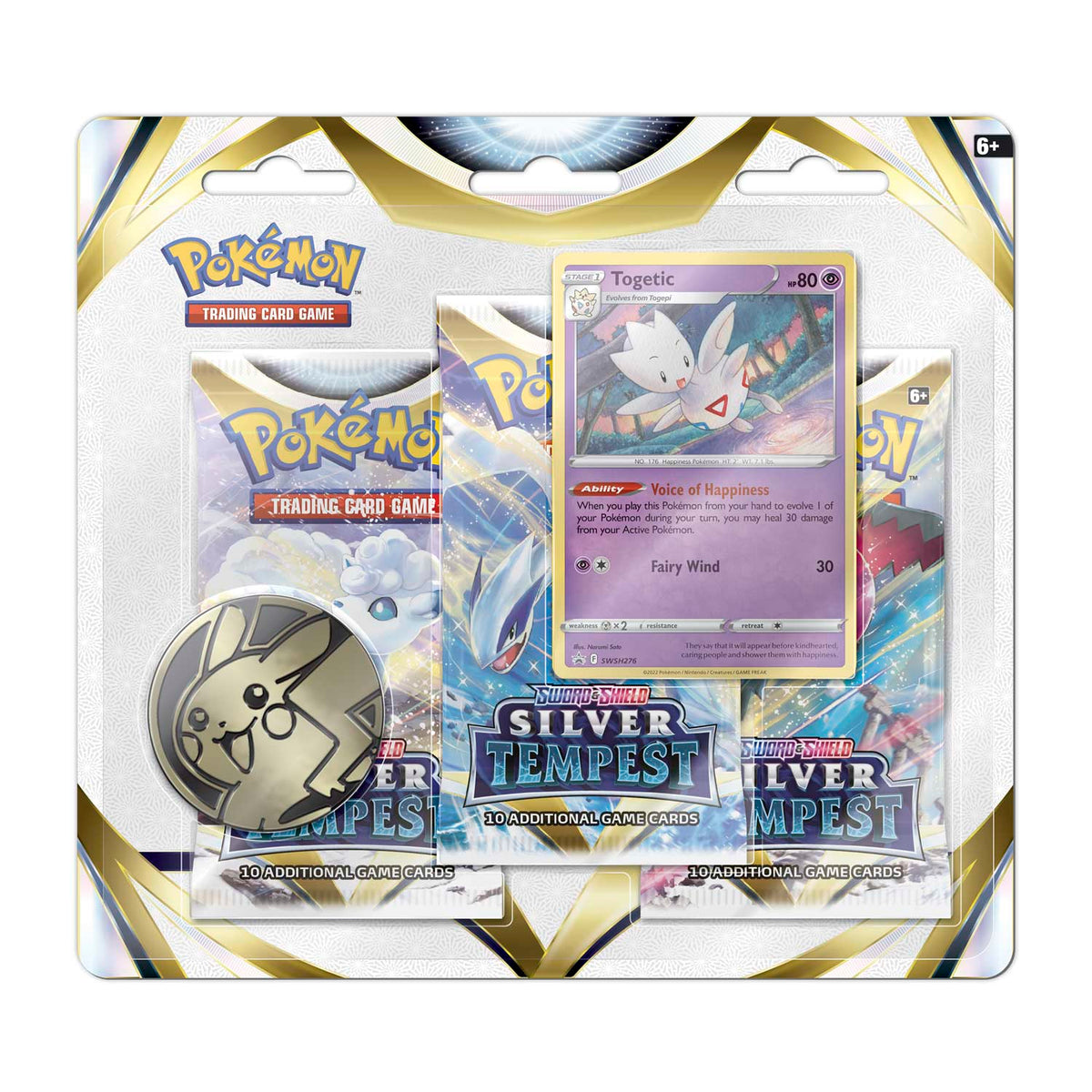 Pokémon TCG - Sword & Shield - Silver Tempest - 3 Packs Blister (Togetic)