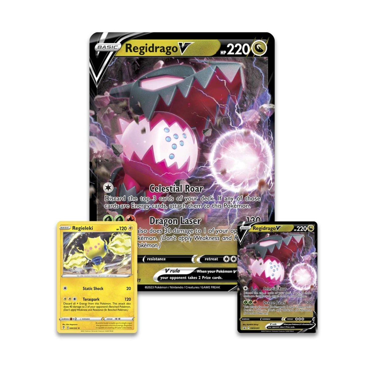 Pokémon TCG - Sword & Shield - Crown Zenith - Regidrago V Collection-2