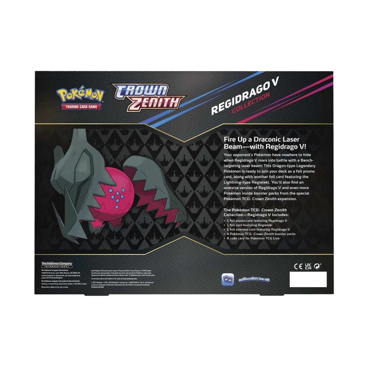 Pokémon TCG - Sword & Shield - Crown Zenith - Regidrago V Collection-4
