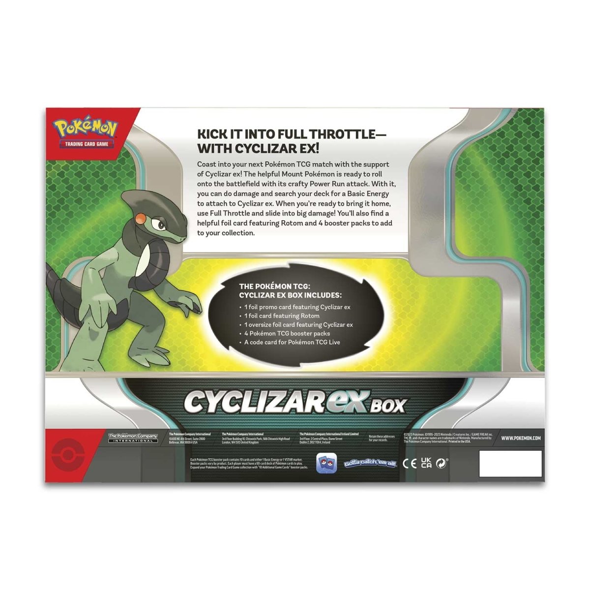Pokémon TCG - Scarlet & Violet - Cyclizard Ex Box-4