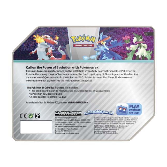 Pokémon TCG - Scarlet & Violet - Paldea Partner Tins-5
