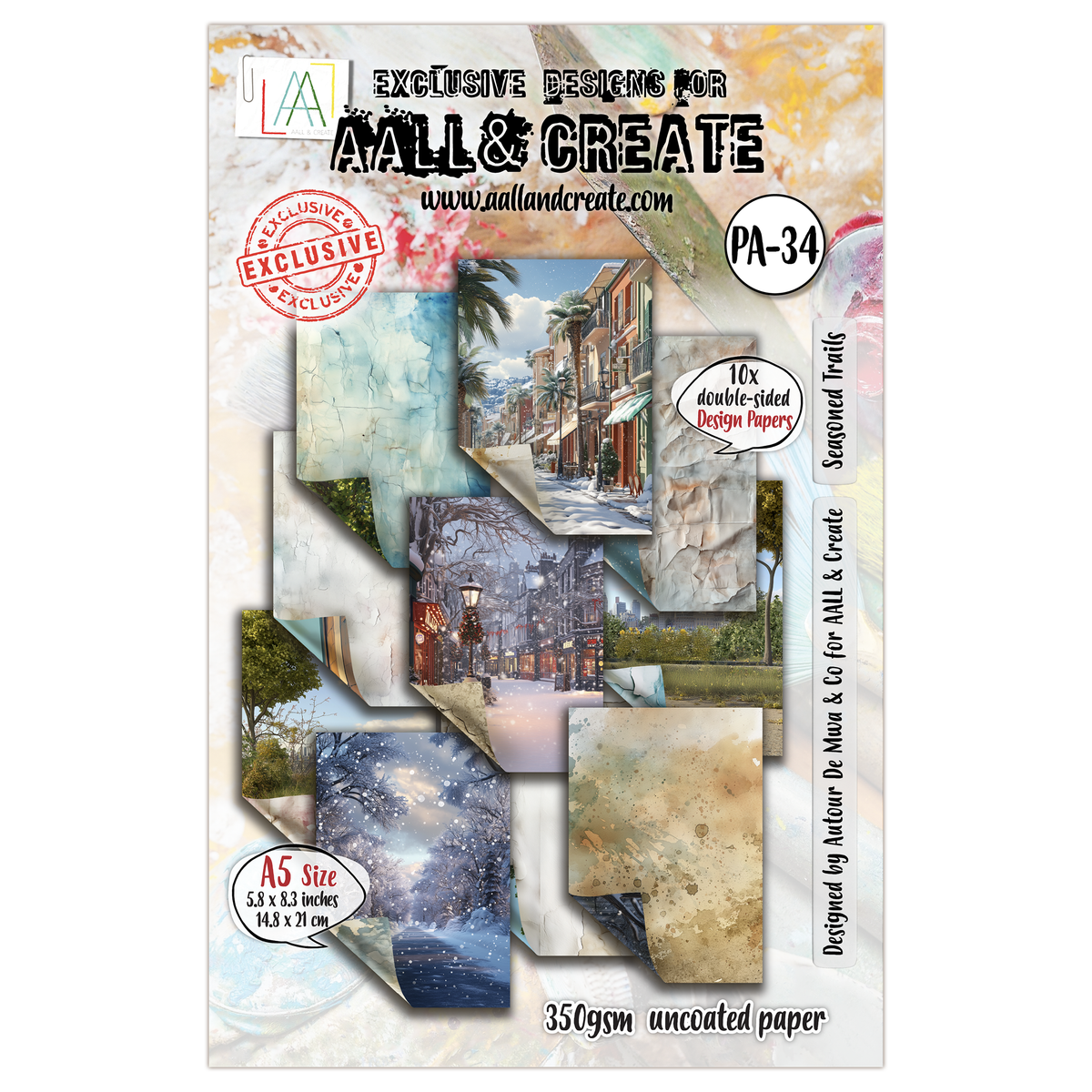 AALL and Create - A5 Design Paper - Seasoned Trails-1
