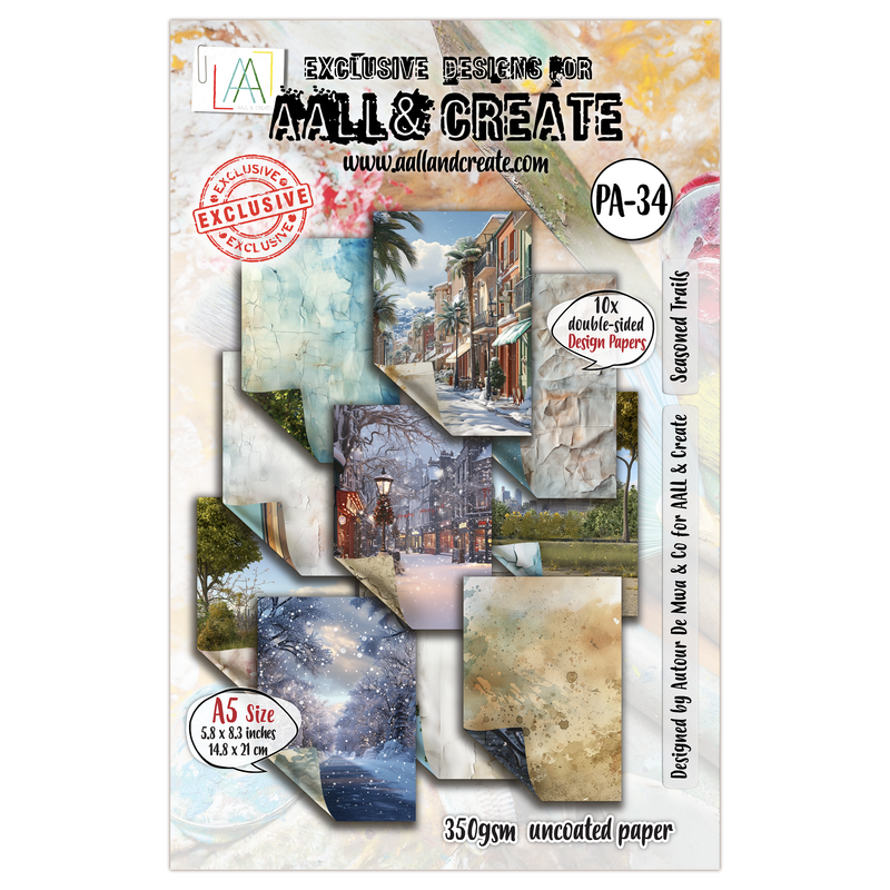 AALL and Create - A5 Design Paper - Seasoned Trails-1