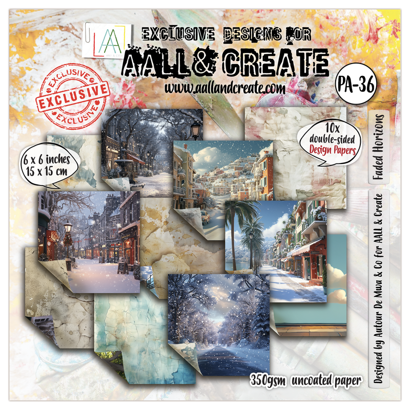 AALL and Create - 6x6 Design Paper - Faded Horizons-1