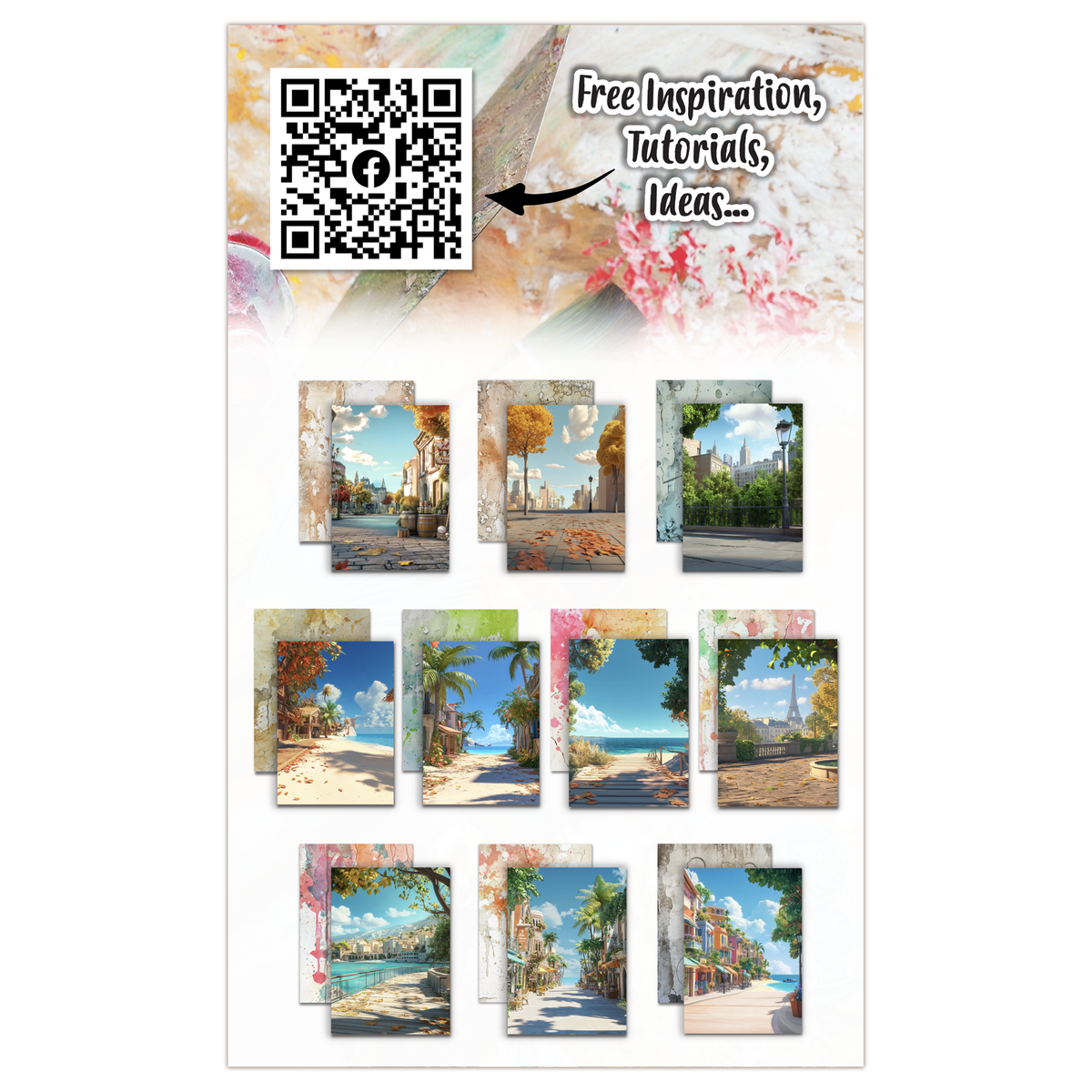 AALL and Create - A6 Design Paper - Sun-Kissed Streets-2