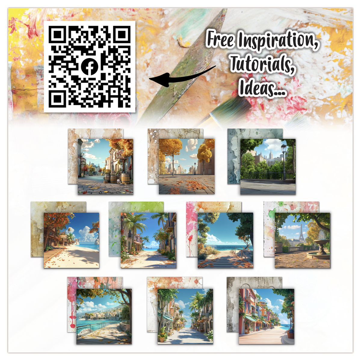 AALL and Create - 6x6 Design Paper - Tropical Alleyways-2