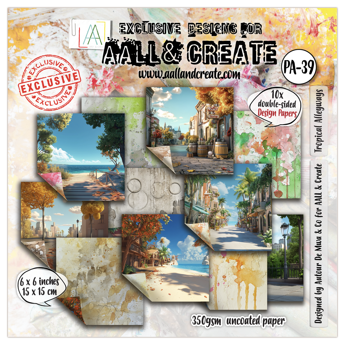 AALL and Create - 6x6 Design Paper - Tropical Alleyways-1