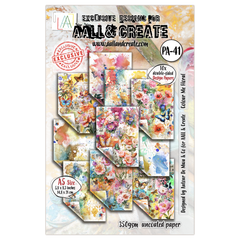 AALL and Create - A5 Design Paper - Colour Me Floral-1