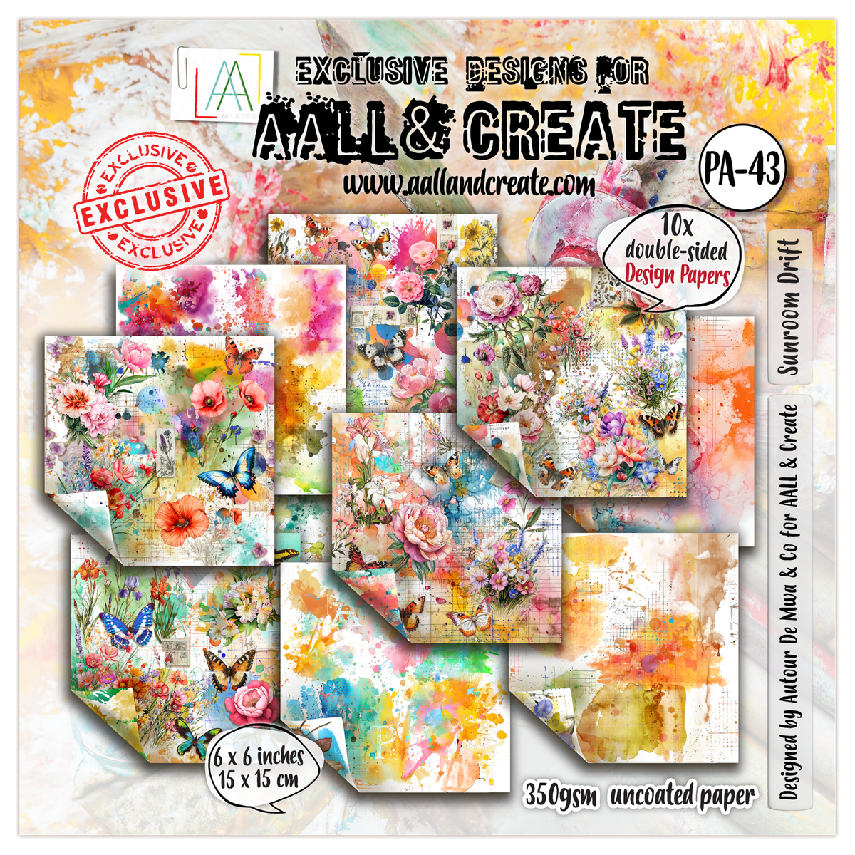 AALL and Create - 6x6 Design Paper - Sunroom Drift-1