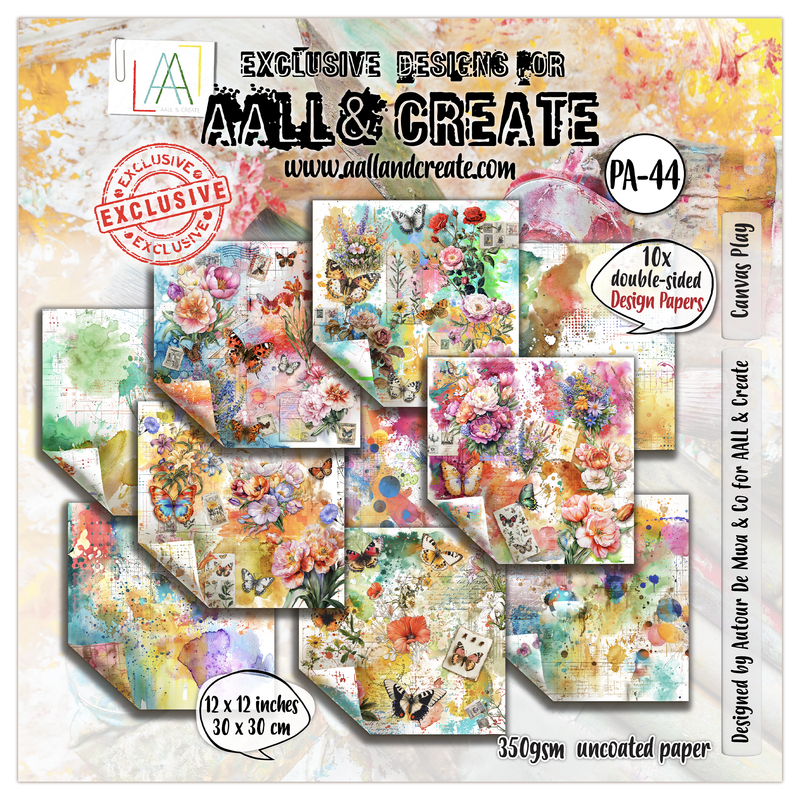 AALL and Create - 12x12 Design Paper - Canvas Play-1