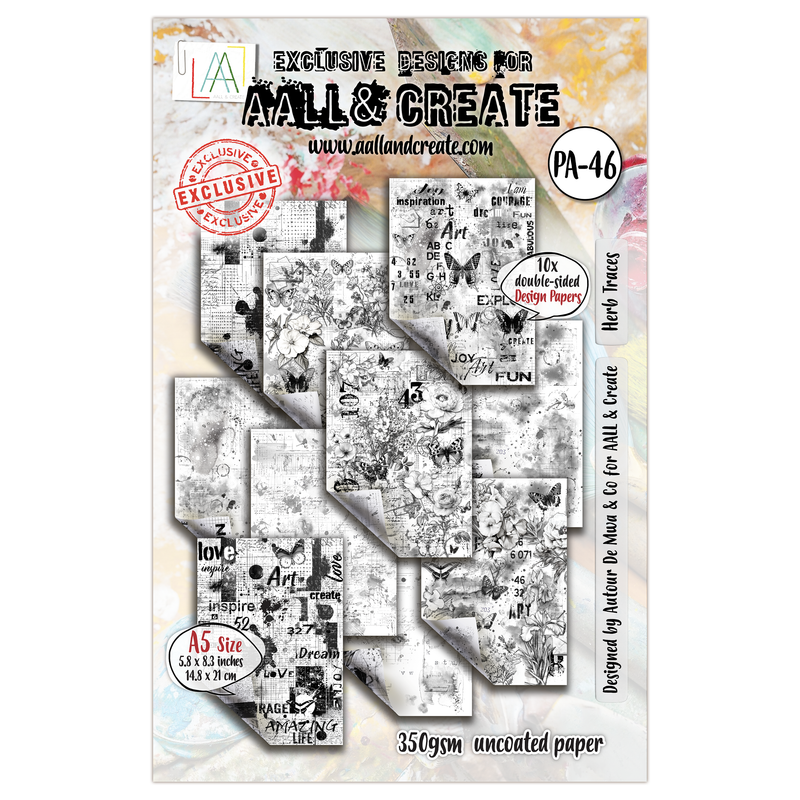 AALL and Create - A5 Design Paper - Herb Traces-1