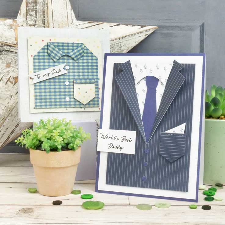 Suits, Cardigans & Shirts 8" x 8" Paper Pad-10