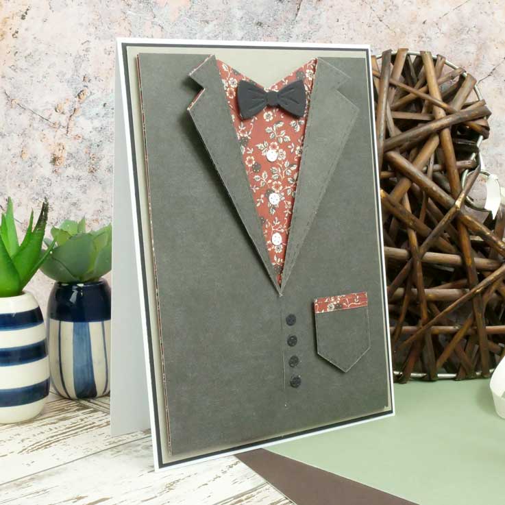 Suits, Cardigans & Shirts 8" x 8" Paper Pad-3