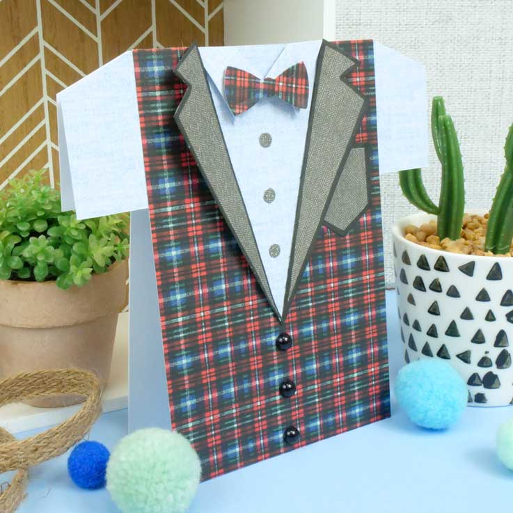 Suits, Cardigans & Shirts 8" x 8" Paper Pad-4