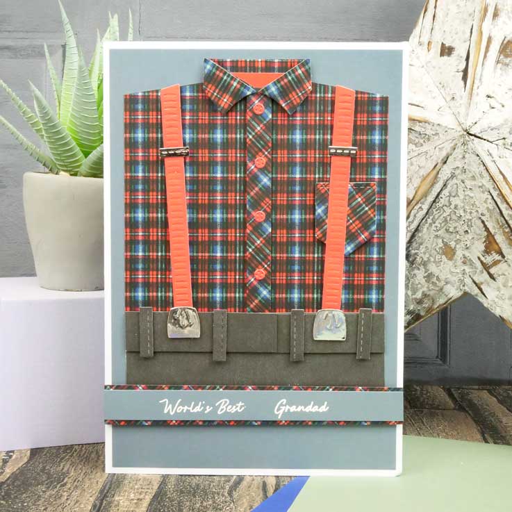 Suits, Cardigans & Shirts 8" x 8" Paper Pad-8