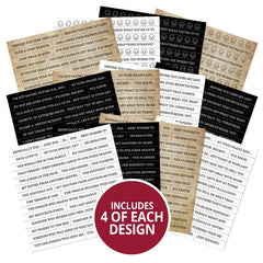 Just My Type Sentiments Strip Pad - Humour-2