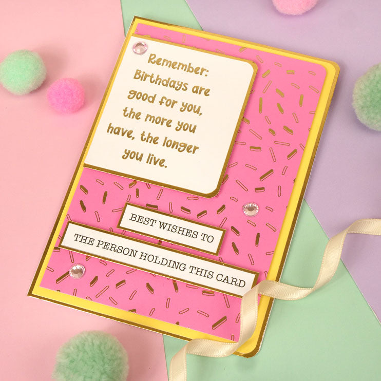 Just My Type Sentiments Strip Pad - Humour-3