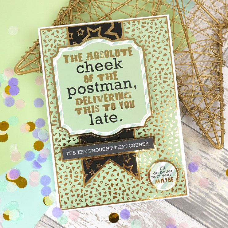 Just My Type Sentiments Strip Pad - Humour-6