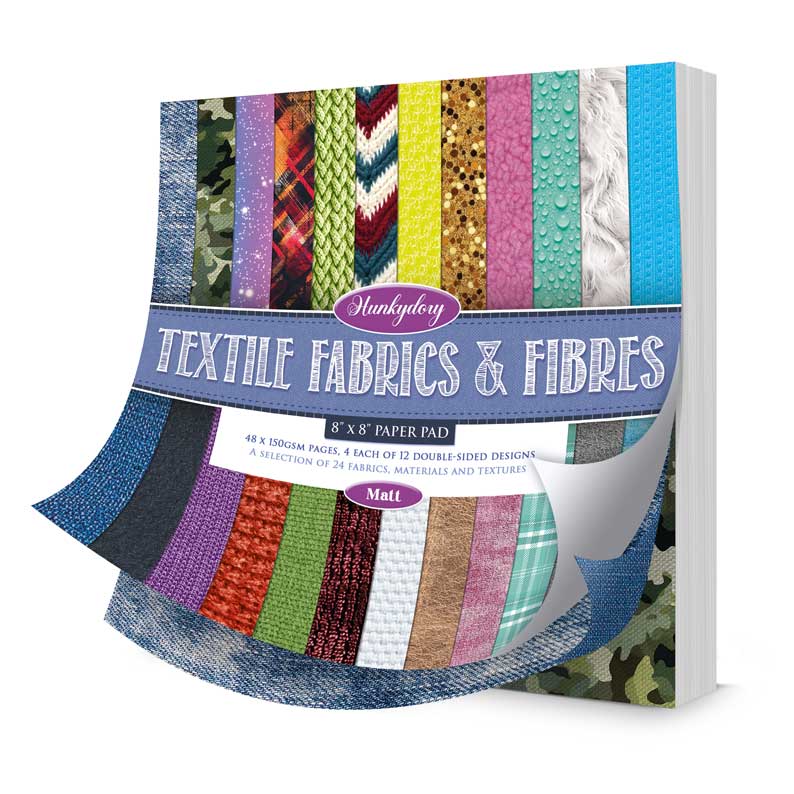 Textile Fabrics & Fibres 8" x 8" Paper Pad-1