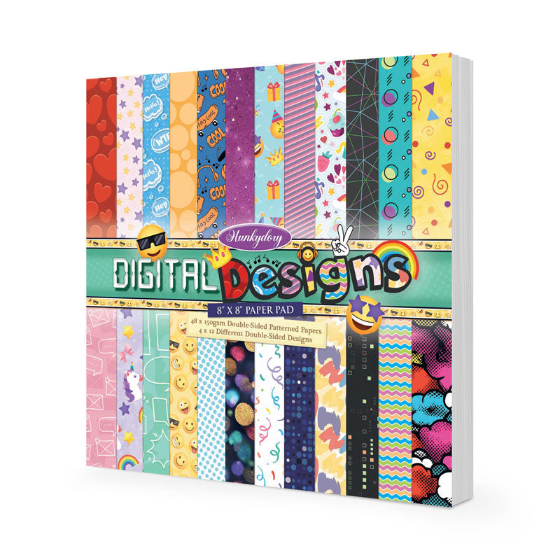 Digital Designs 8" x 8" Paper Pad-1