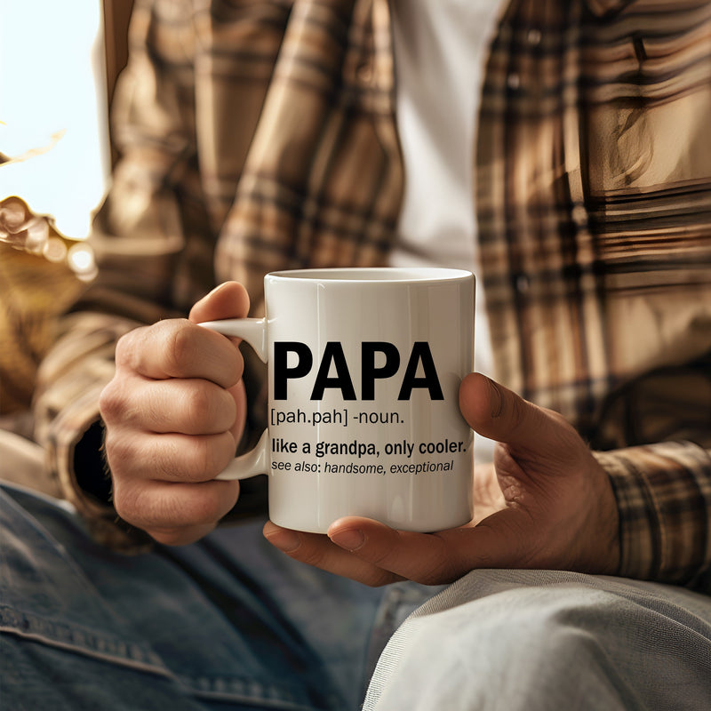 Papa - Dictionary Mug — Funny Father’s Day Mug for Dads-1